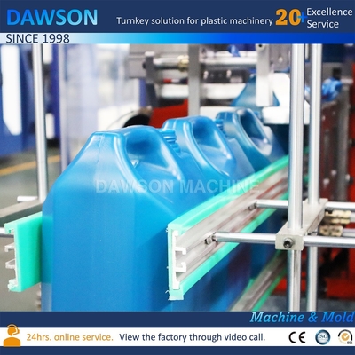 0-5L Gallon HDPE chai nhựa làm xà phòng lỏng chất tẩy rửa dầu chai sản xuất Extrusion máy đúc đúc