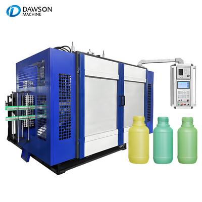 Máy đúc hơi ép tự động hai trạm cho chai 1L 2L