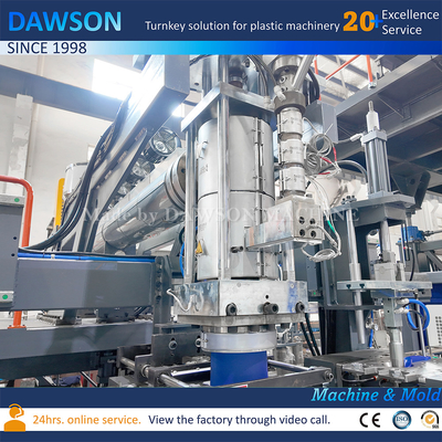 Vật liệu thô nhựa 20L Euro Adblue Canister đơn Die Head Extrusion Molding Making Machine