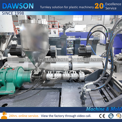HDPE rộng cổ hóa chất y tế gói nhựa 1400ml chai Extrusion Blow Molding Machine