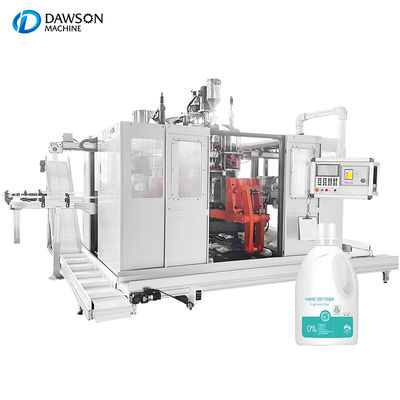 Tự động hai trạm hai đầu hàng ngày hóa học giặt rửa chất tẩy rửa Clearner chai Extrusion thổi khuôn máy
