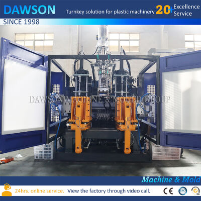 85mm Vít đường kính 110kN Clamping lực nhựa Hdpe giặt chất tẩy rửa chai làm extrusion máy đúc đúc