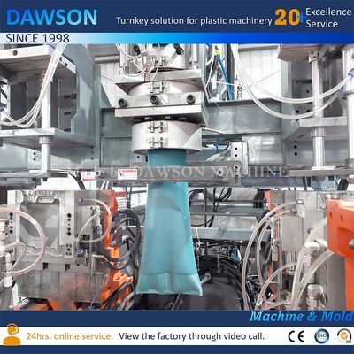 Máy ép đùn thổi sản xuất 130 Kg/giờ cho can HDPE 5L, sản xuất nhựa tốc độ cao