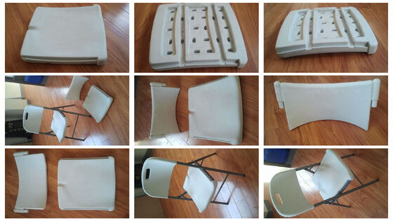 Thời gian sử dụng dài Máy chế tạo ghế nhựa hoàn toàn tự động ghế xe buýt nhựa máy đúc bốc sản lượng 350 kg H