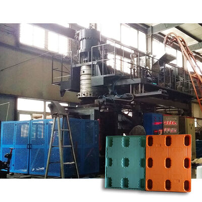 2200 Mm Mold Platen Size Plastic Pallet Crate Boxes Making Machinery 150 Accumulation Style Blow Molding Machine Process