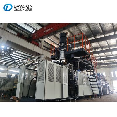 120 Mm Screw Diameter Blow Molding Machine For 200 Litre Plastic L Ring Chemical Drums Moulding Line