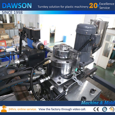 Máy ép thổi HDPE bình chứa 5L 10L, công suất gia nhiệt trục vít 138kw, khuôn ép thổi hai trạm, hành trình mở khuôn 250-600mm