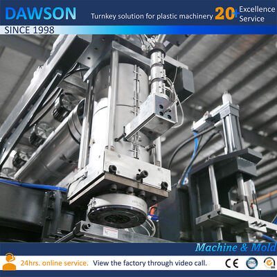 Máy ép thổi HDPE bình chứa 5L 10L, công suất gia nhiệt trục vít 138kw, khuôn ép thổi hai trạm, hành trình mở khuôn 250-600mm
