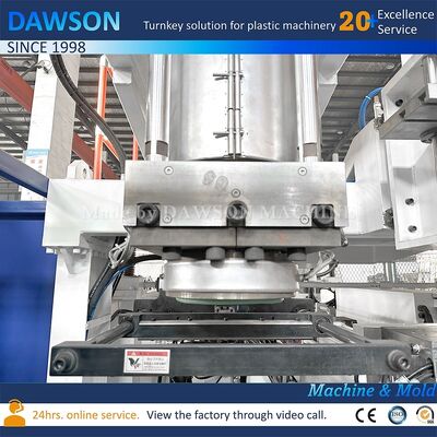 660 Milimeter Mold Platen Kích thước 270 Kilonewton Clamping Force Tự động hoàn toàn 20 lít nhựa Jerry Can Extrusion Blow Molding Machine