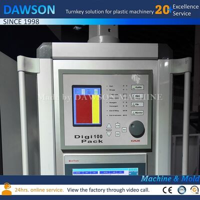 Máy đúc hơi tự động 415V điện áp cho 1L-5L Plastic Jar Sản xuất với 200 ~ 250pcs / h Output