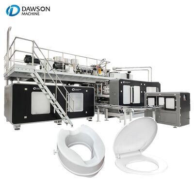 Dễ sử dụng HDPE ghế vệ sinh Extrusion Blow Molding Machine với 30 kW Extruder Motor Power