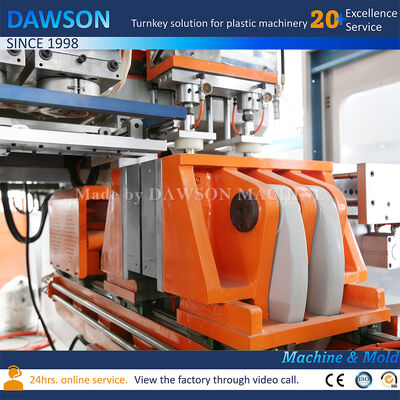 Điện hoàn toàn 5L Hdpe nước giặt nước giặt chai Blow Molding Machine Ba Die Head Extrusion Blow Molding Machine