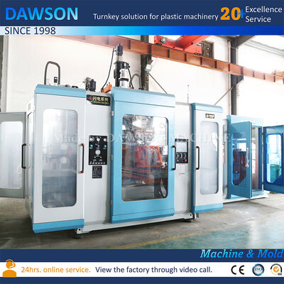 Máy đúc thổi đùn hai trạm hoàn toàn bằng điện cho can nhựa HDPE dung tích 3L 5L