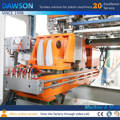 Điện hoàn toàn 5L Hdpe nước giặt nước giặt chai Blow Molding Machine Ba Die Head Extrusion Blow Molding Machine