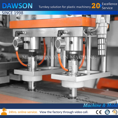 Điện hoàn toàn 5L Hdpe nước giặt nước giặt chai Blow Molding Machine Ba Die Head Extrusion Blow Molding Machine