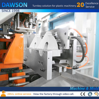 Máy đúc thổi đùn hai trạm hoàn toàn bằng điện cho can nhựa HDPE dung tích 3L 5L