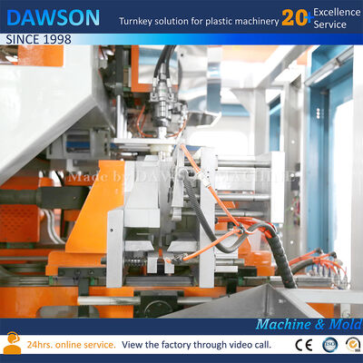 Máy đúc thổi đùn hai trạm hoàn toàn bằng điện cho can nhựa HDPE dung tích 3L 5L