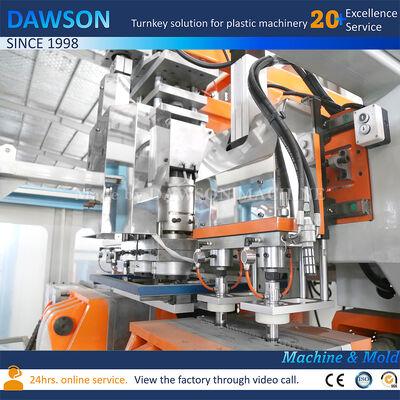 Điện hoàn toàn 5L Hdpe nước giặt nước giặt chai Blow Molding Machine Ba Die Head Extrusion Blow Molding Machine