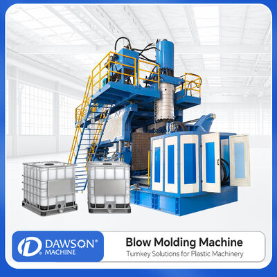Chi phí hiệu quả 1000L IBC Tank Blow Molding Machine với thiết kế đầu tích lũy và hệ thống động cơ servo