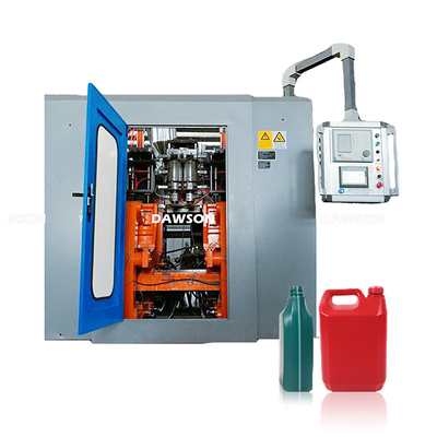 Dây chuyền sản xuất chai dầu bôi trơn nhựa 2L 4L HDPE Trạm đôi Máy ép đùn trục vít 75mm BLow